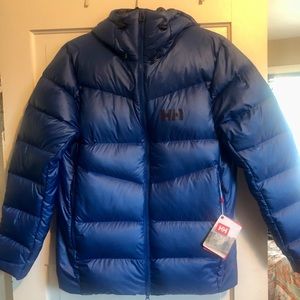 Mens HH (Helly Hansen) outdoor tech collection. Icefall down jacket. Brand new